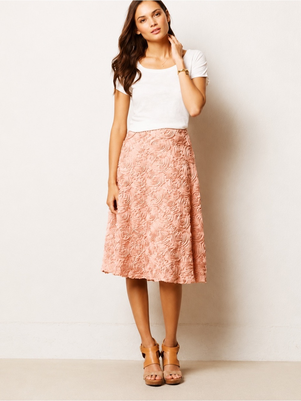 Anthropologie HD In Paris Petaluma Midi Skirt